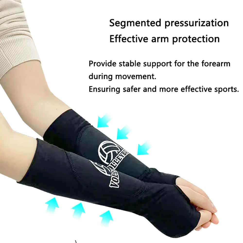Sport Arm Guard Volleyball Arm Sleeve Gloves Forearm Compression Test Training Basketball Wrist Support Brace Protector